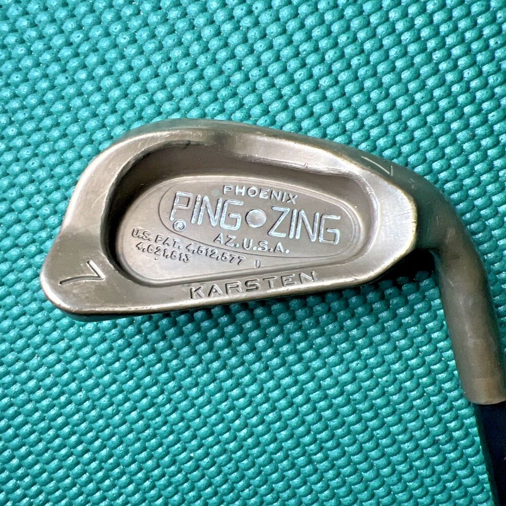 Ping Zing Single 7 Iron Brown Dot Karsten Aldila Regular Graphite Shaft RH